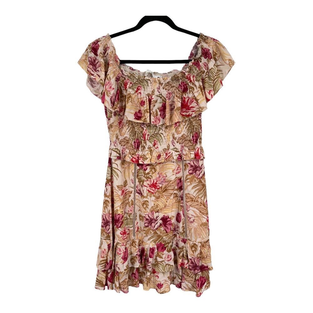 ASTR the Label dress Riviera floral off the shoulder minidress Large L - Picture 2 of 10
